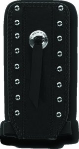 Mustang 80-07 Harley Early FLH Touring Accessories Tank Bib w/Studs- Black thumbnail 2