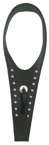 Mustang 99-11 Yamaha V-Star 1100, 00-11 Classic Tank Bib w/Studs - Black thumbnail 1
