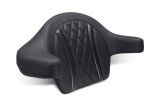 Mustang 23-25 Harley CVO Road Glide (ST) Deluxe Diamond Ext Arm Wrap-around Backrest Black thumbnail 1