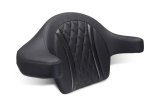 Mustang 23-25 Harley CVO Road Glide (ST) Deluxe Diamond Ext Arm Wrap-around Backrest Black thumbnail 1