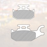 Renthal 02+ Kawasaki KX65/03-05 Suzuki RM 65 Front Works Brake Pads thumbnail 1