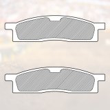 Renthal 18+ Yamaha YZ65-85/ TTR 125 Front / Rear Works Brake Pads thumbnail 1