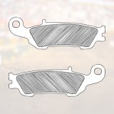Renthal 07+ Yamaha YZ125-450/ WR250-450 Front Works Brake Pads thumbnail 1