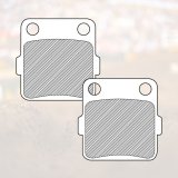 Renthal 86+ Honda CR/ CRF / TRX/ 88+ Kawasaki KX/ KFX / 87-13 Yamaha Frt/ Rr Works Brake Pads thumbnail 1