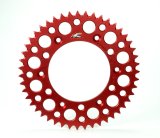 Renthal 03-07 Honda CR 85RB/ 07-09/12-14 CRF 150RB Rear Grooved Sprocket - Red 420-56P Teeth thumbnail 1