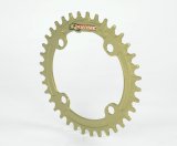 Renthal 1XR Chainring 104 mm. BCD 36T - Hard Anodized Aluminum Gold thumbnail 1