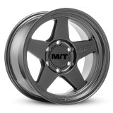 Mickey Thompson Open 5 Black Wheel - 18X9 6X135 BP 5in BS 0 Offset 87.1mm Bore thumbnail 1