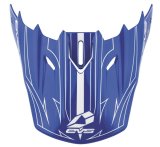 EVS T5 Pinner Visor - Blue/White thumbnail 1