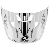 EVS T3 Pinner Helmet Visor - White thumbnail 1