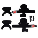 EVS Axis Liner Kit Pair (2 Liners/Velcro) Black - Medium thumbnail 1