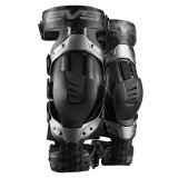 EVS Axis Pro Knee Brace Pair Black/Grey - Large thumbnail 1