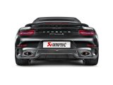 Akrapovic 14-15 Porsche 911 Turbo/Turbo S (991) Slip-On Line (Titanium) w/ Carbon Titanium Tips thumbnail 3