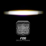 XK Glow XKchrome 20w LED Cube Light w/ RGB Accent Light Kit w/ Controller- Fog Beam 2pc thumbnail 1