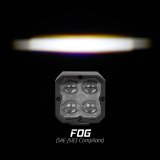 XK Glow XKchrome 20w LED Cube Light w/ RGB Accent Light Kit w/ Controller- Fog Beam 2pc thumbnail 6