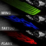 XK Glow Curb FX Bluetooth XKchrome App Waterproof LED Projector Welcome Light Angel Wing Style 4pc thumbnail 2