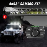 XK Glow SAR360 Light Bar Kit Emergency Search and Rescue Light System (4) 52In thumbnail 1