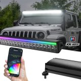 XK Glow XKmax 7in Offroad Light Bar w/ RGBW Chasing DRL & App Control thumbnail 1