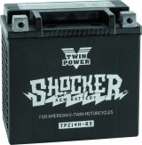 Twin Power YTX-14 Shocker Battery Replaces H-D 65948-00 220 CCA thumbnail 1