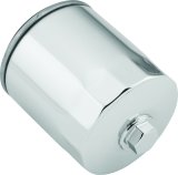 Twin Power Twin Cam and M8 Chrome Magnetic Oil Filter With Nut Rpls H-D 63798-99 w/ Backflow Valve thumbnail 2