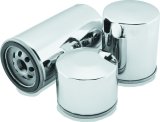 Twin Power Twin Cam and M8 Chrome Magnetic Oil Filter Replaces H-D 63798-99 with Backflow Valve thumbnail 1