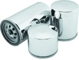 Twin Power Twin Cam and M8 Chrome Magnetic Oil Filter Replaces H-D 63798-99 with Backflow Valve thumbnail 2