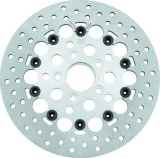 Twin Power 84-17 Big Twin Exc 11.8 and Lug Mount 84-13 XL Front 11.5 Floating Rotor W/Holes Silver thumbnail 1