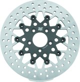 Twin Power 08-Up FLH FLT Rear 11.8in Floating Rotor Mesh Black thumbnail 1
