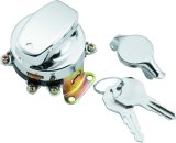 Twin Power 36-72 FL Chrome Fat Bob Style Ignition Switch thumbnail 1