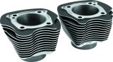 Twin Power 17-Up M8 Black 4.25 Inch Big Bore Cylinders Pair thumbnail 1