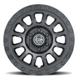 ICON Hulse 18x9 6x135 6mm Offset 5.25in BS Double Black thumbnail 6