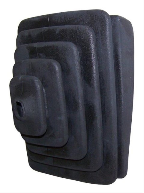 Crown Automotive Shifter Boots 53004433 Transmission Boot, Outer, Square Base, Rubber, Black, Floor, AX4, AX5, BA/10/5, Jeep, Each