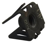 Crown Automotive Fasteners 6505223AA Nut Spring, Left or Right, Varies w/ Application, Black, Metal, Use Existing Hardware thumbnail 1