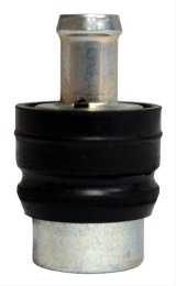 Crown Automotive PCV Valves 4648973AD Valve, PCV, 15 degree Angle, Aluminum, Natural, Chrysler, Dodge, Jeep, Each thumbnail 1