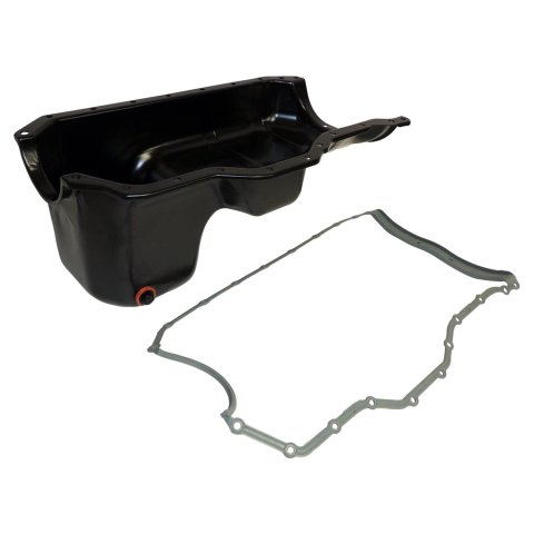 Crown Automotive Oil Pans 53020560K Engine Pan Kit for 1996-2002 Jeep TJ Wrangler and XJ Cherokee w/ 2.5L Engine