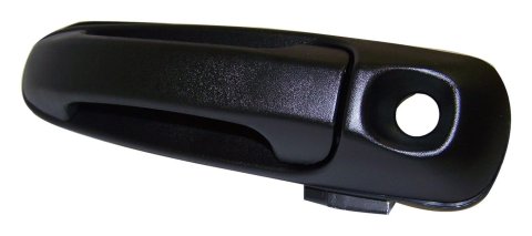 Crown Automotive Exterior Door Handles for 2002-2007 LIBERTY - 55360332AF Handle, Exterior, Plastic, Black, Jeep, Passenger Side Front, Each