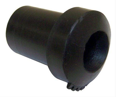 Crown Automotive Shackle Bushings 4743040AA Bushing, Rear Leaf Spring Position, Rubber, Black, Chrysler, Dodge, Each