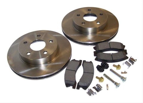 Crown Automotive Disc Brake Service Kits for 1999-2004 GRAND CHEROKEE - 52098672K-L Pad and Rotor Kit