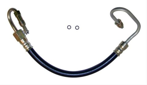 Crown Automotive Power Steering Hoses for 1991-1996 CHEROKEE, 1991-1992 COMANCHE - 52038015 Hose, High-pressure, Steel/Rubber, Black, Jeep, 2.5L, Each