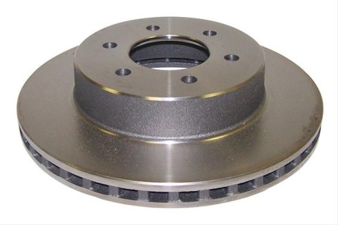 Crown Automotive Brake Rotors for 1991-1996 DAKOTA - 52006241 Rotors, Solid Surface, Steel, Natural, Front, Dodge, Each