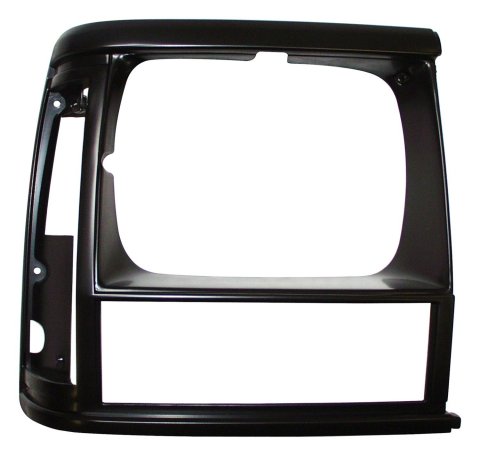 Crown Automotive Headlight Bezels for 1991-1996 CHEROKEE, 1991-1992 COMANCHE - 55034074 Light Bezel, Headlight, Plastic, Black, Passenger Side, Jeep, Each