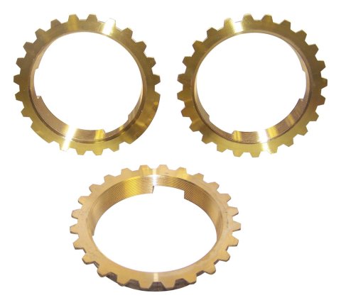 Crown Automotive Manual Transmission Replacement Parts J3209972 Synchronizer Blocking Ring, T-15A Transmission, Jeep, Set of 3
