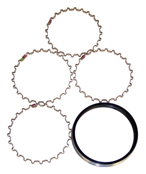 Crown Automotive Piston Rings J0941885 Rings, 3.125 in. Bore, 3/32 in., 3/32 in., 3/16 in. Thickness, Jeep, 2.2L, Set