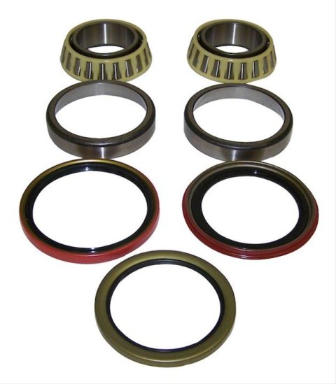 Crown Automotive Wheel Bearing and Seal Kits 53000238K Kit, Front, Two Bearings, Two Cups, Three Seals, Jeep, Kit