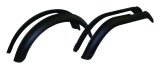 Crown Automotive Fender Flares J8997109 Flares, Front and Rear, ABS Plastic, Black, 3.50 in. Flare Width, Jeep, Kit thumbnail 1