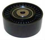 Crown Automotive Tensioner Pulleys 5080422AA Pulley, Smooth, Plastic, Black, European, Jeep, 2.7L Diesel, Each thumbnail 1