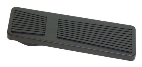 Crown Automotive Pedal Pads 53003932AB Pad, Gas Position, Rectangle, Rubber, Black, Dodge, Jeep, Each