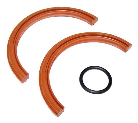 Crown Automotive Crankshaft Seals 4778228 Rear Main Seal, 2-piece, Rubber, Dodge, Jeep, Each