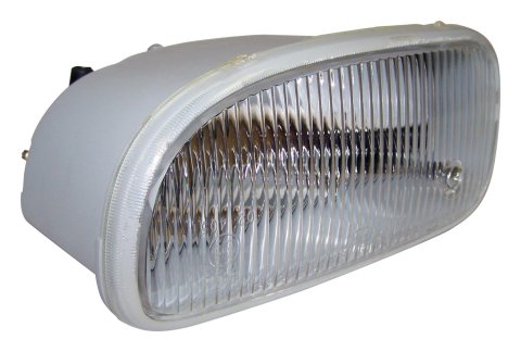 Crown Automotive Fog Lamps 55155137AB Lamp, Driver Side Only, White Bulb, Clear Lens, Jeep, Each