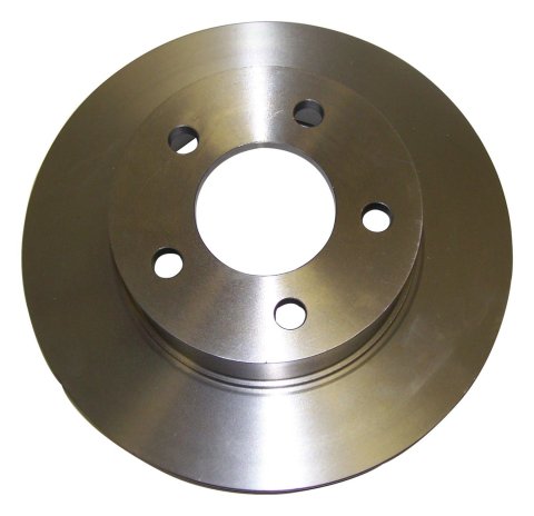 Crown Automotive Brake Rotors J3251156 Rotors, Solid Surface, Steel, Natural, Front, Jeep, Each