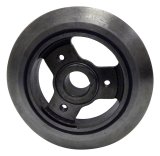 Crown Automotive Harmonic Balancers J3225201 Balancer, Nodular Iron, Black Powdercoated, Internal Engine Balance, Jeep, 4.2L, Each thumbnail 1